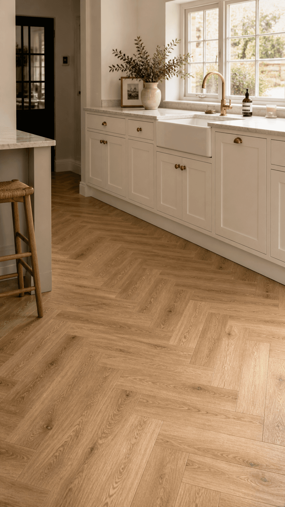Herringbone LVT Kitchen